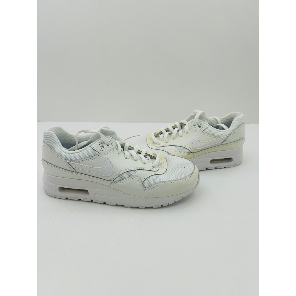Nike Air Max 1 Sneakers Boys 5Y White New Without Box - Picture 4 of 8